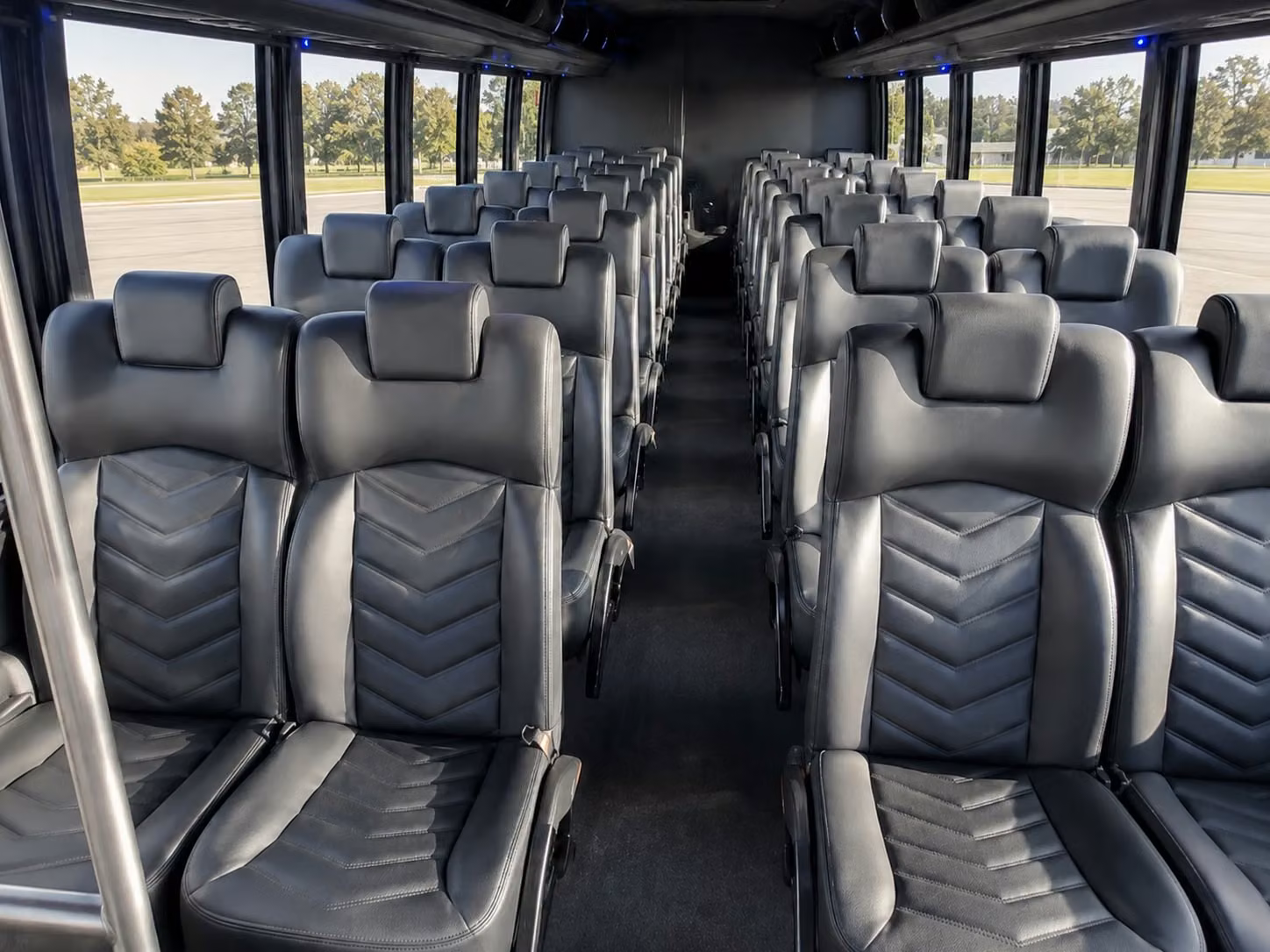15 passenger minibus inside