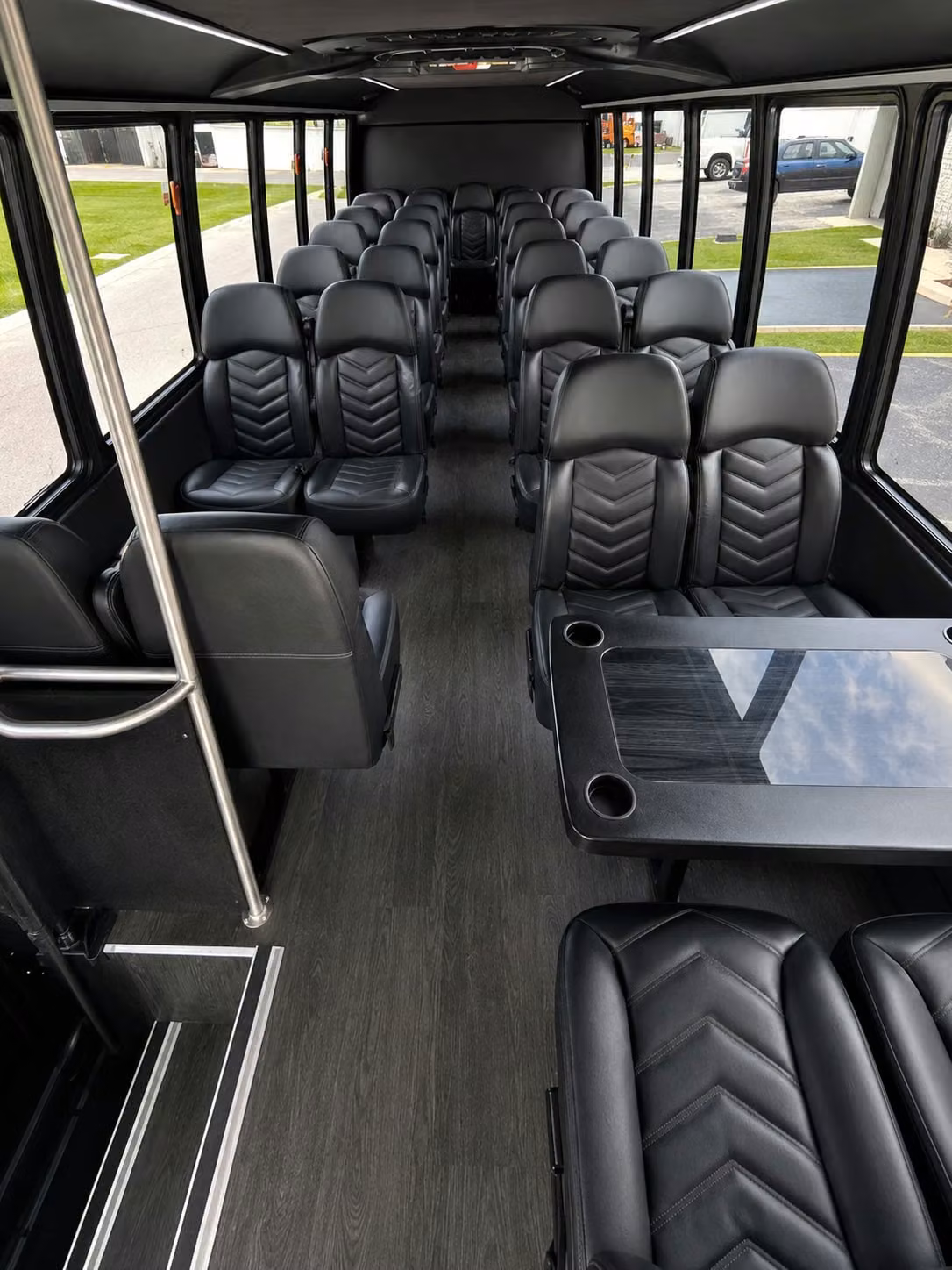 15 passenger minibus interior