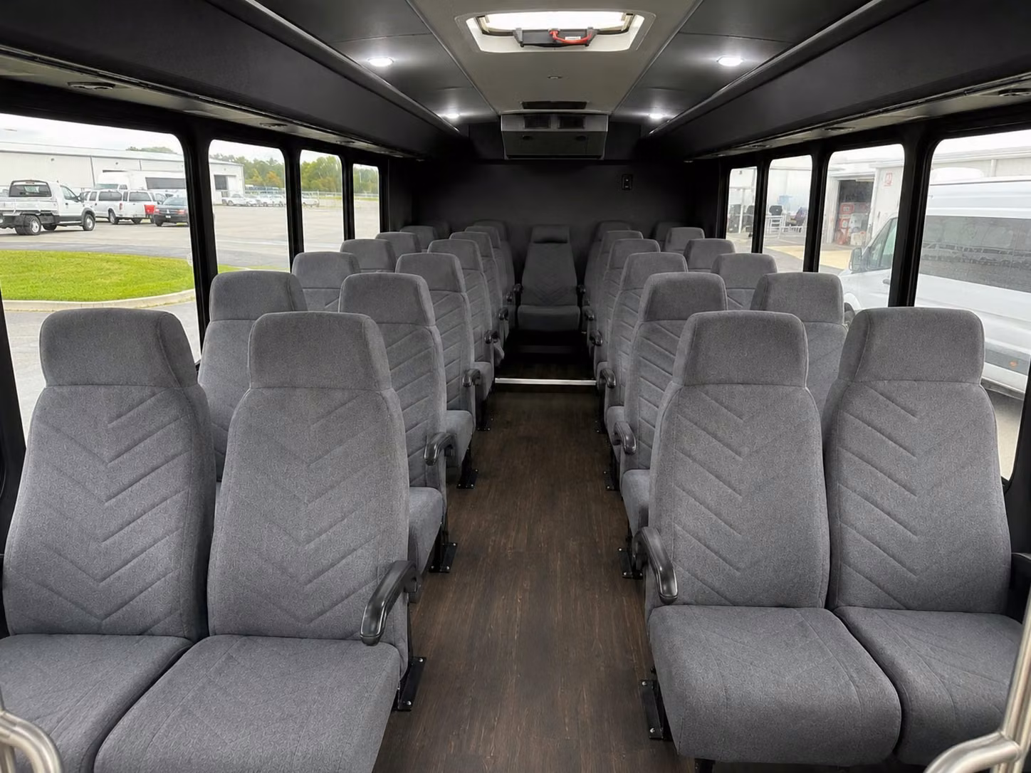 20 passenger minibus interior