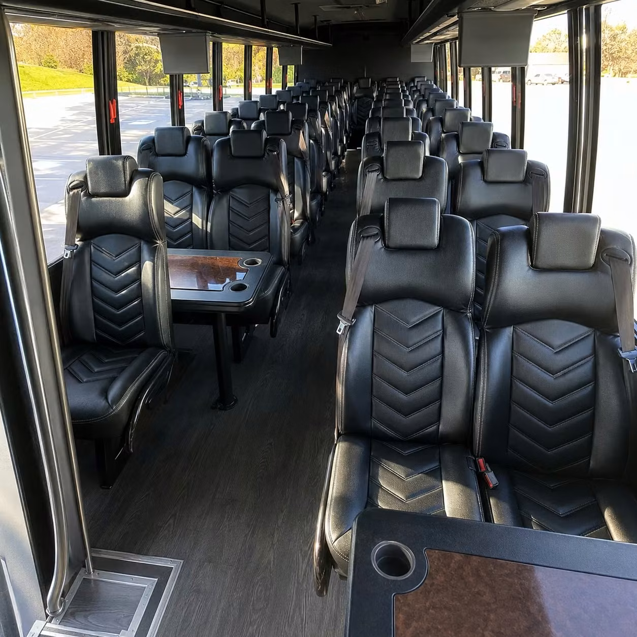 28 passenger minibus inside