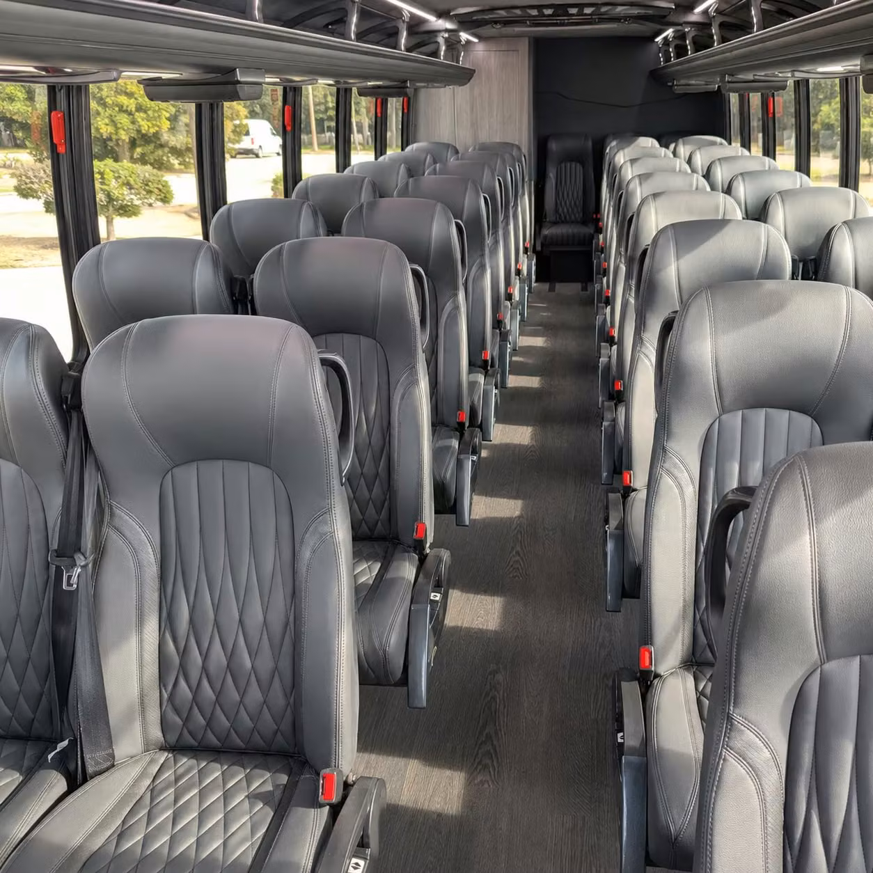 28 passenger minibus interior