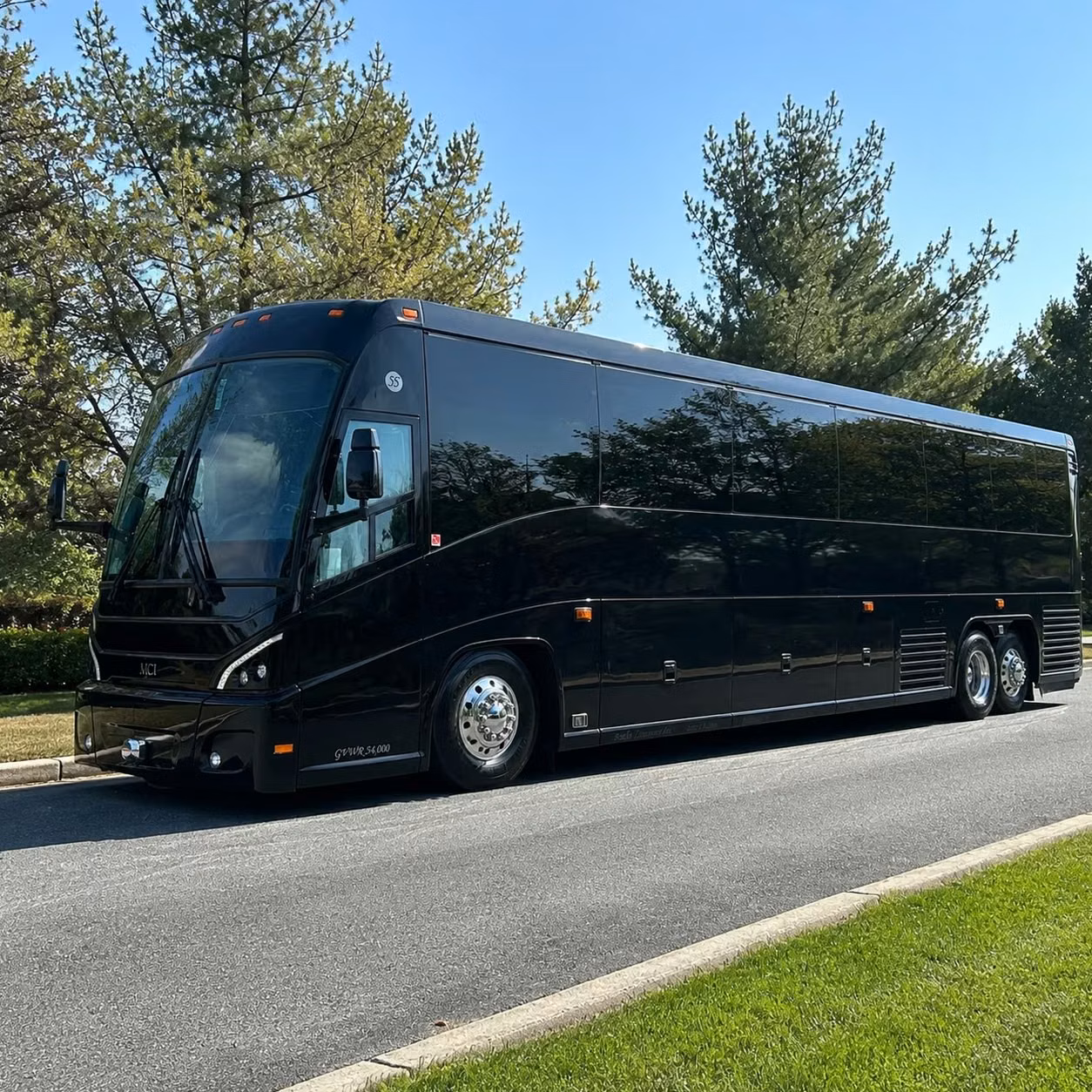 56 passenger charter bus