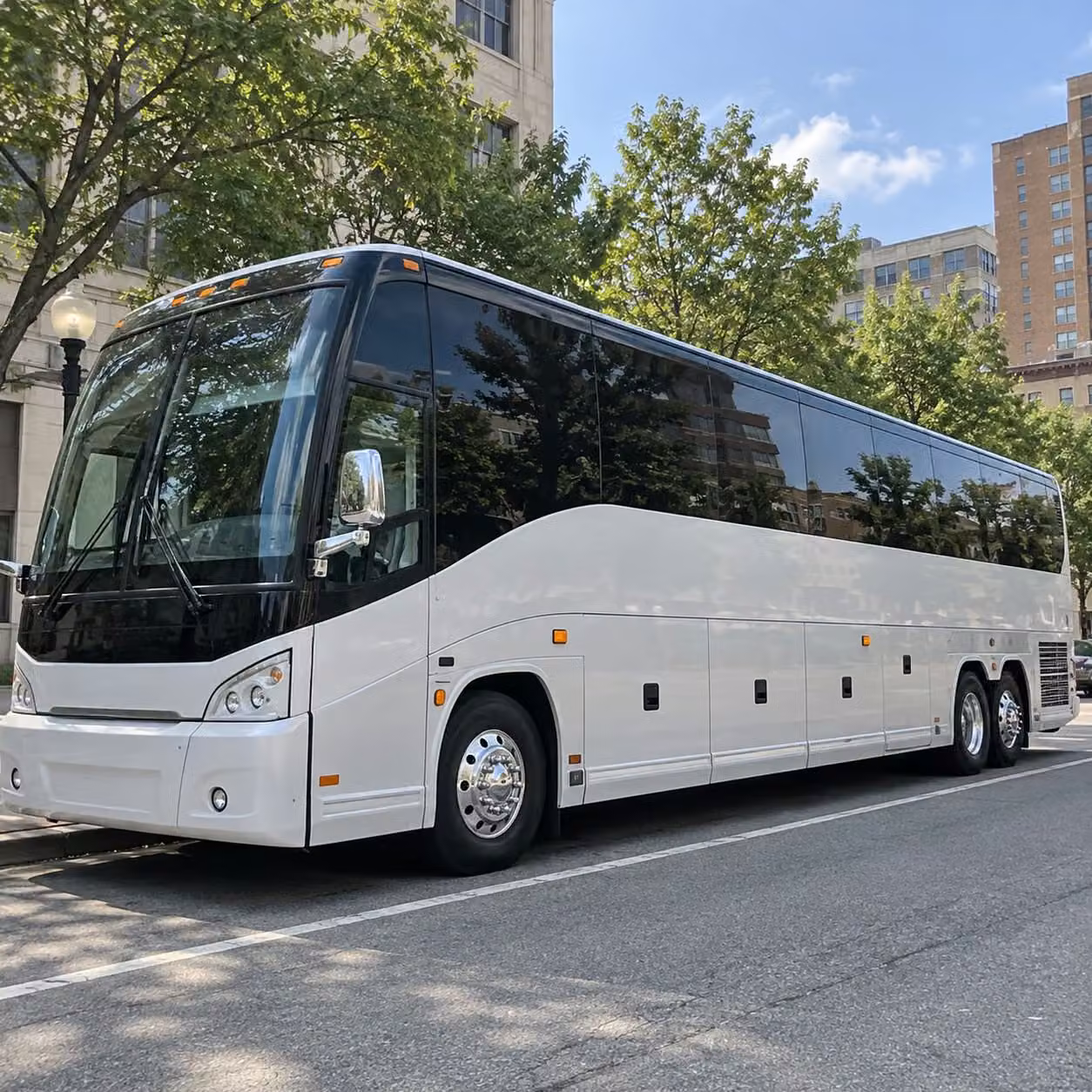 charter buses for large flagstaff prom groups traveling together