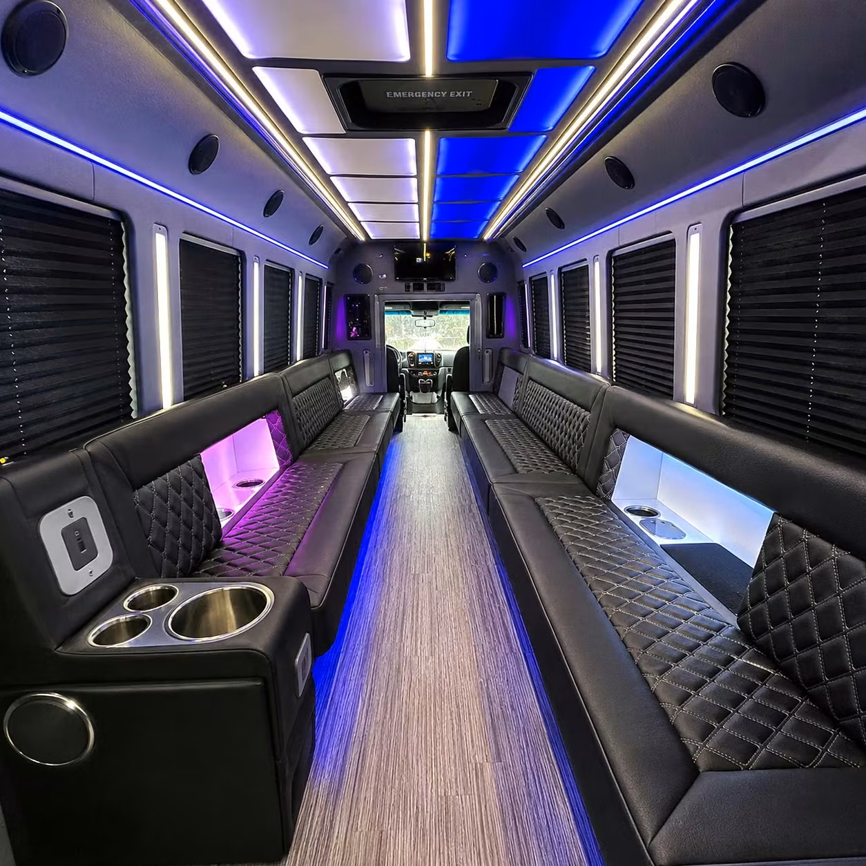 party bus interior