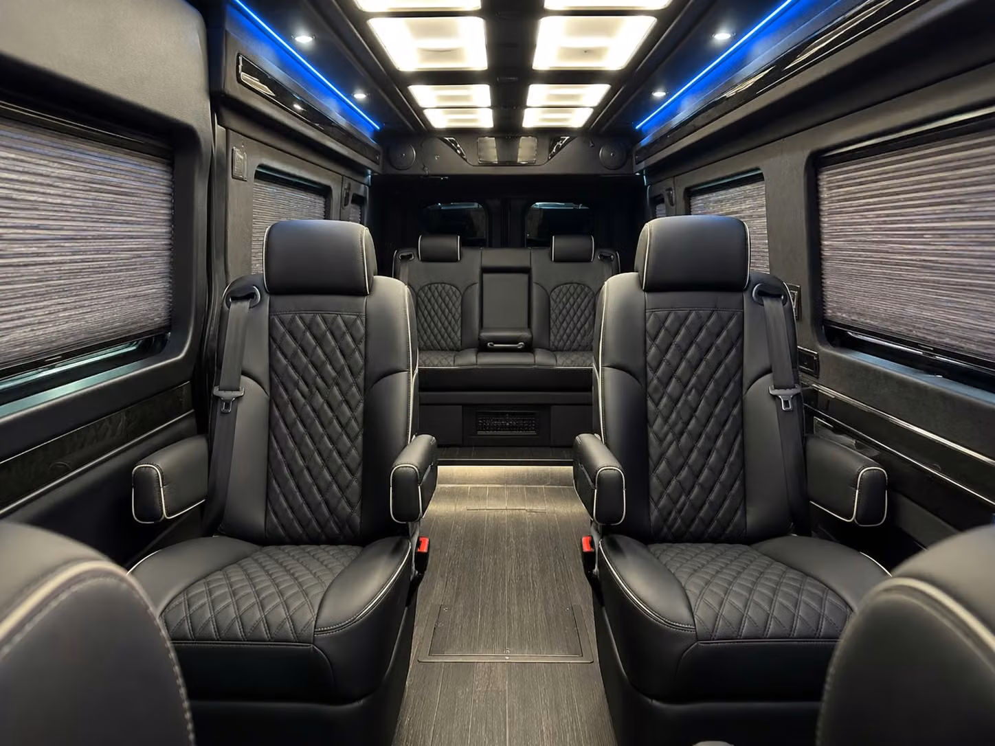 sprinter van with driver inside